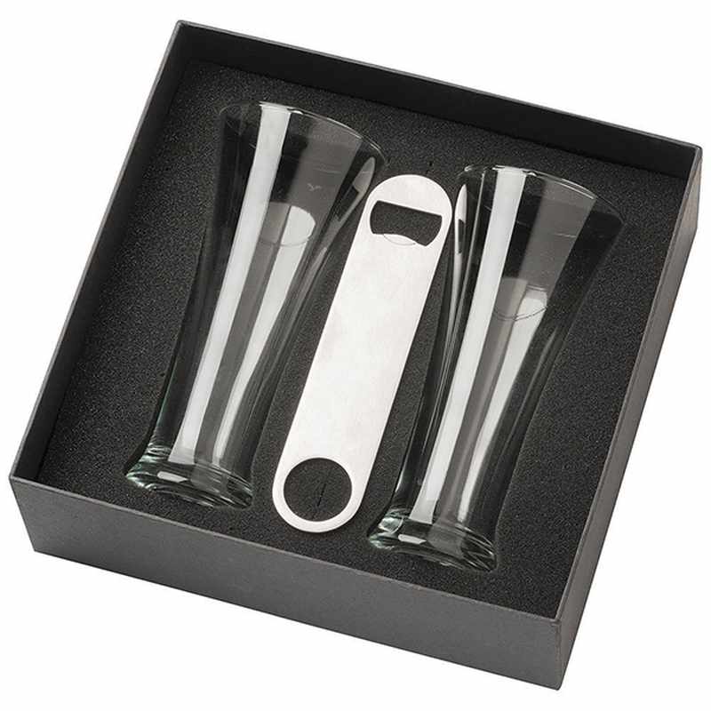 Two Piece Pilsner Glass