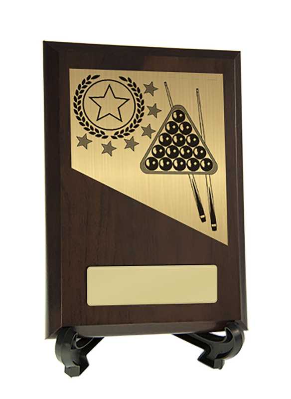 Plaque with Billiards Trim