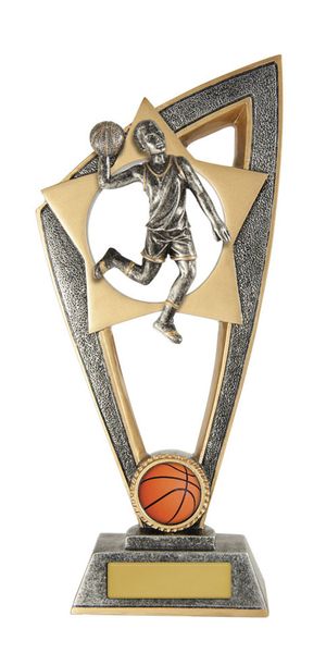 Male Basketball Trophy with 25mm Centre