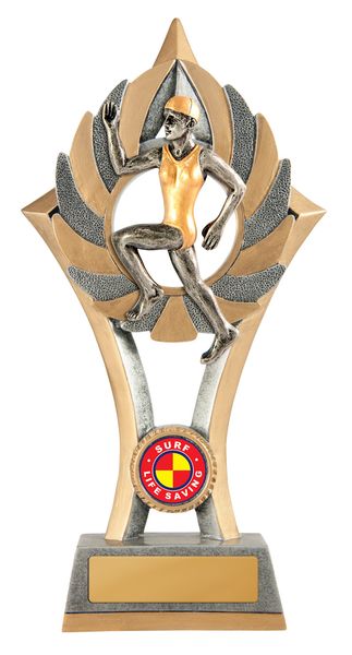 Female Surf Life Saving Trophy with 25mm Centre