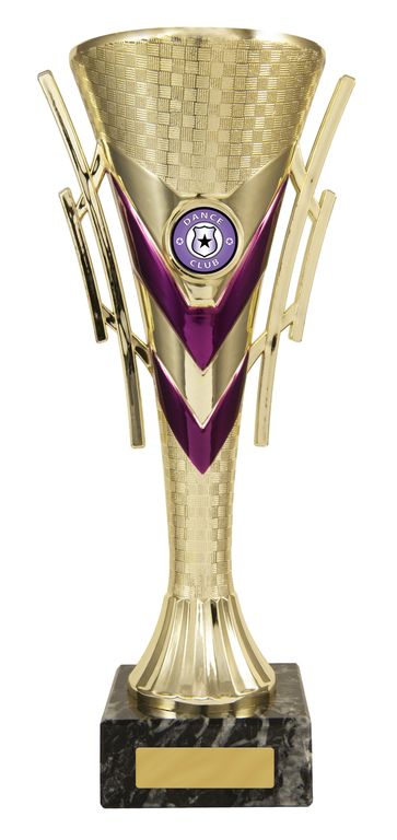 Trumpet Cup Gold/Purple with 25mm Centre