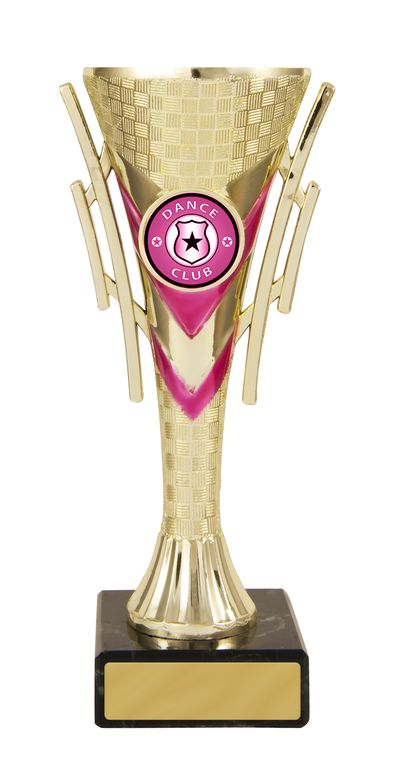Trumpet Cup Pink/Gold with 25mm Centre
