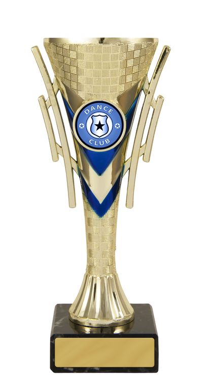 Trumpet Cup Blue/Gold with 25mm Centre