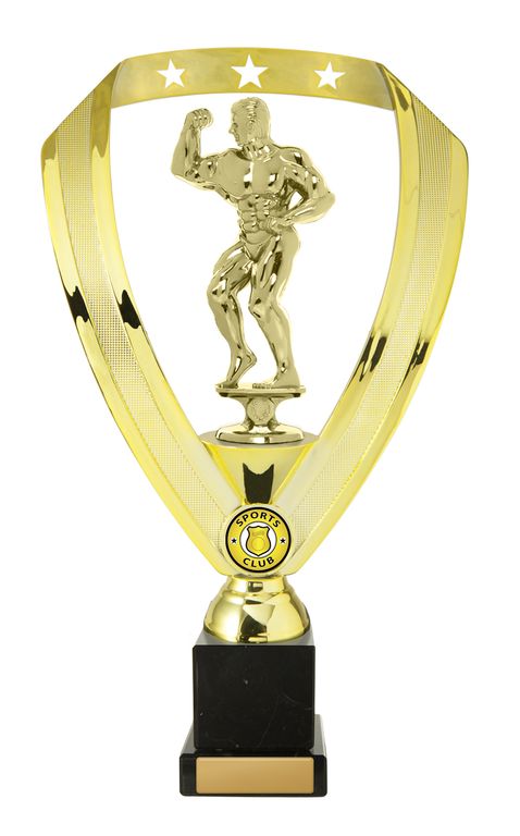 Bodybuilding Trophy with 25mm Centre