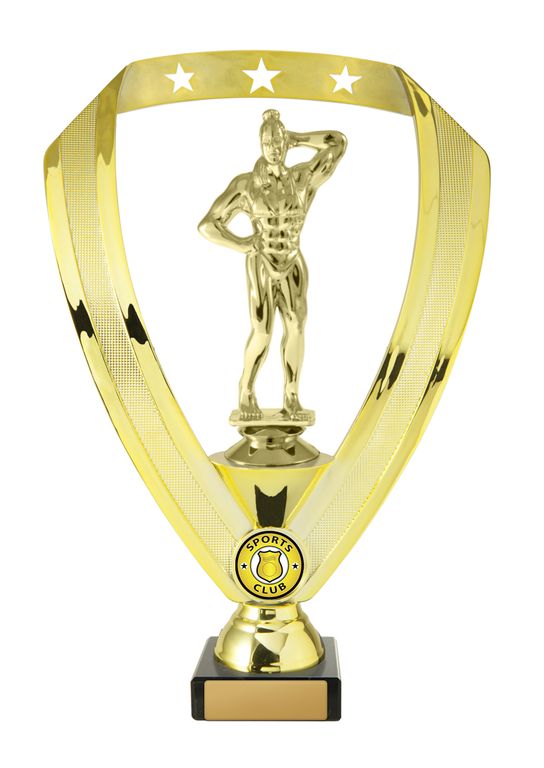 Bodybuilding Trophy with 25mm Centre