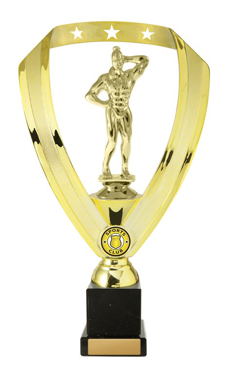 Bodybuilding Trophy with 25mm Centre