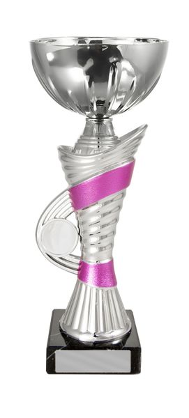 Pink/Silver Opulent Cup with Bowl with 25mm Centre