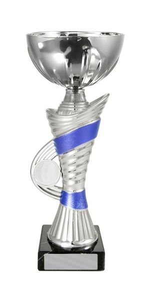 Blue/Silver Opulent Cup with Bowl with 25mm Centre