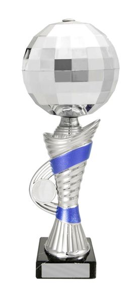 Blue/Silver Opulent Cup with Disco Ball with 25mm Centre