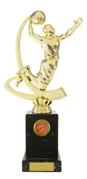 Basketball Trophy with 25mm Centre
