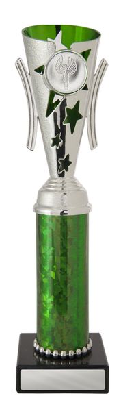Silver-Green cup