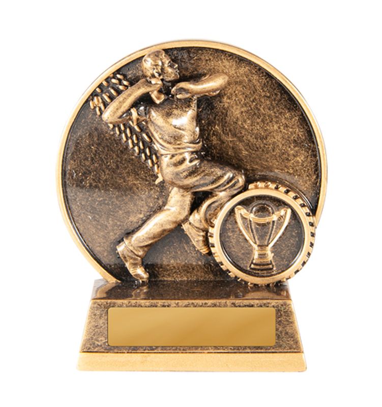 Bowler Cricket Trophy 100mm