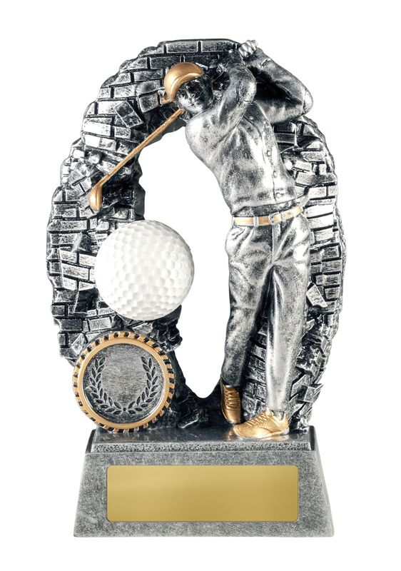 Golf Male Trophy 160mm