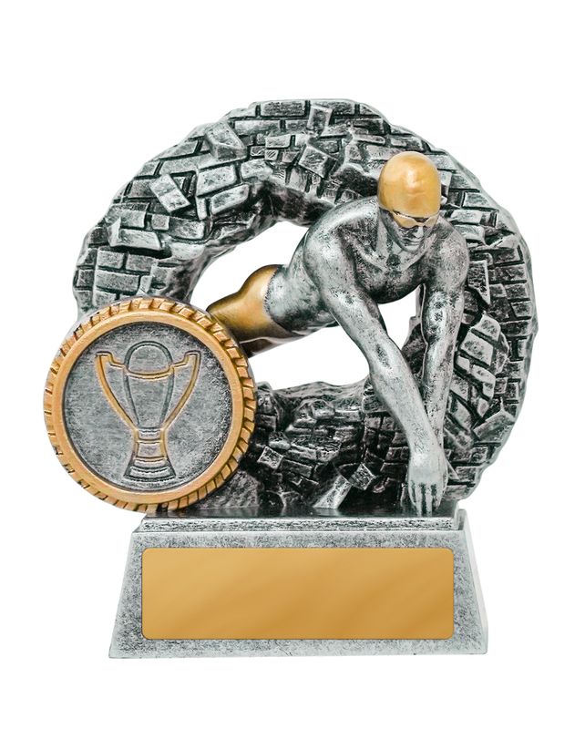 Swimming Male Trophy 110mm