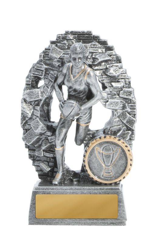 Aussie Rules Female Trophy 130mm
