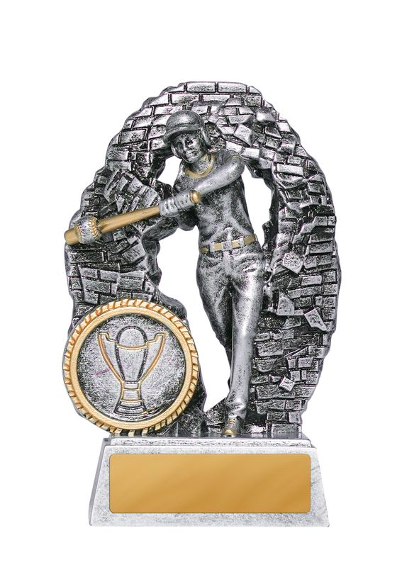 Baseball Female Trophy 110mm