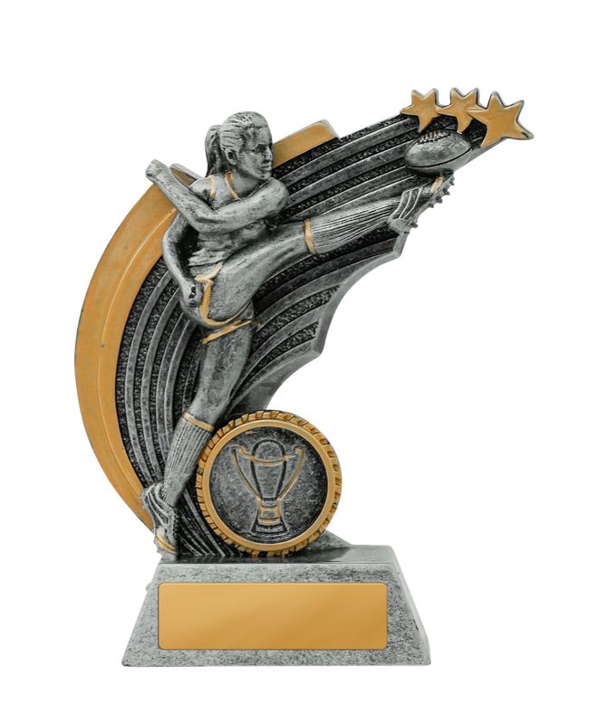Aussie Rules Female Trophy 130mm