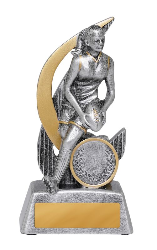 Aussie Rules Female Trophy 130mm
