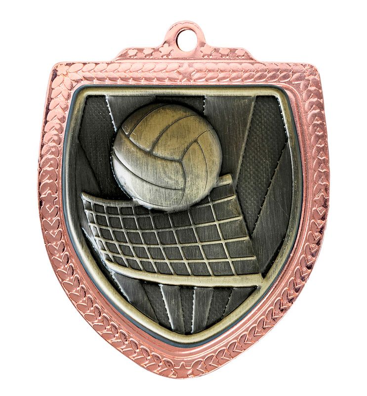 Shield Volleyball Gold Medal 80mm