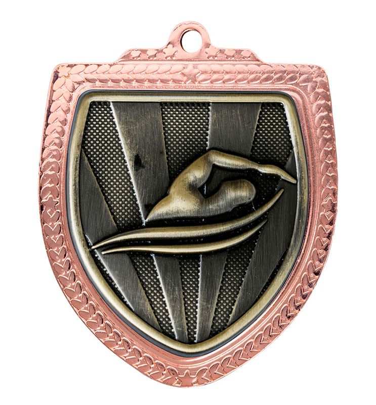 Shield Swimming Gold Medal 80mm