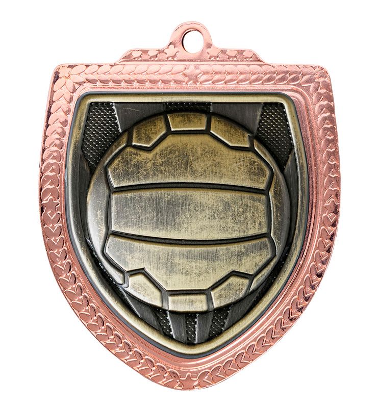 Shield Netball Gold Medal 80mm