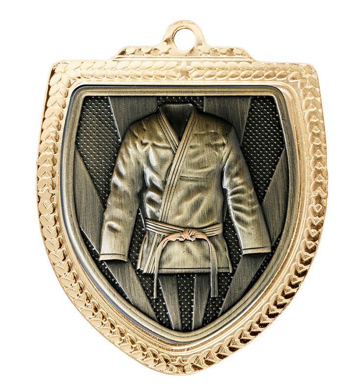 Shield Martial Arts Gold Medal 80mm