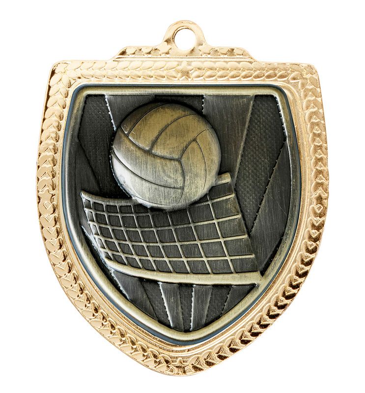 Shield Volleyball Gold Medal 80mm