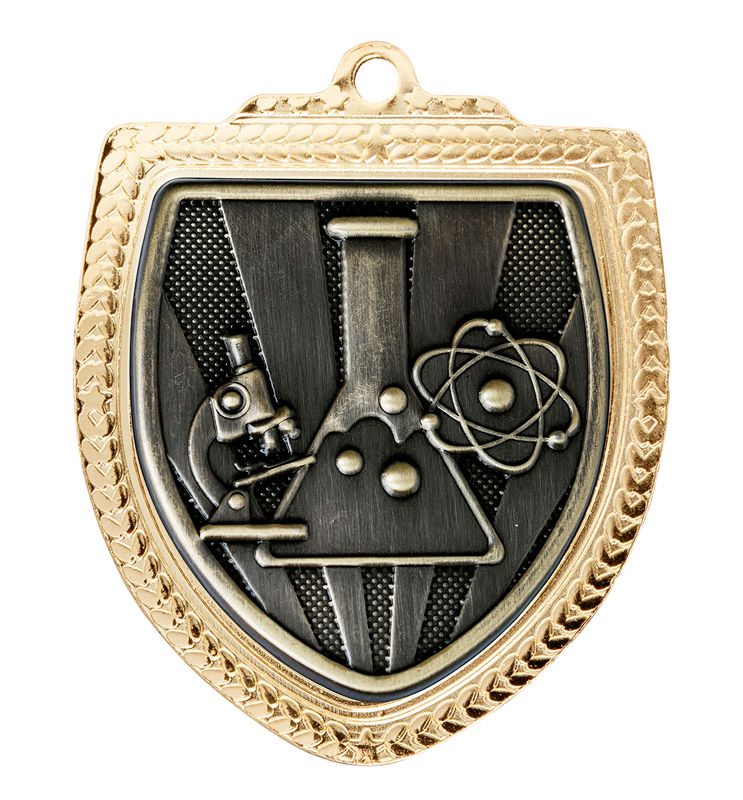 Shield Science Schools Gold Medal 80mm
