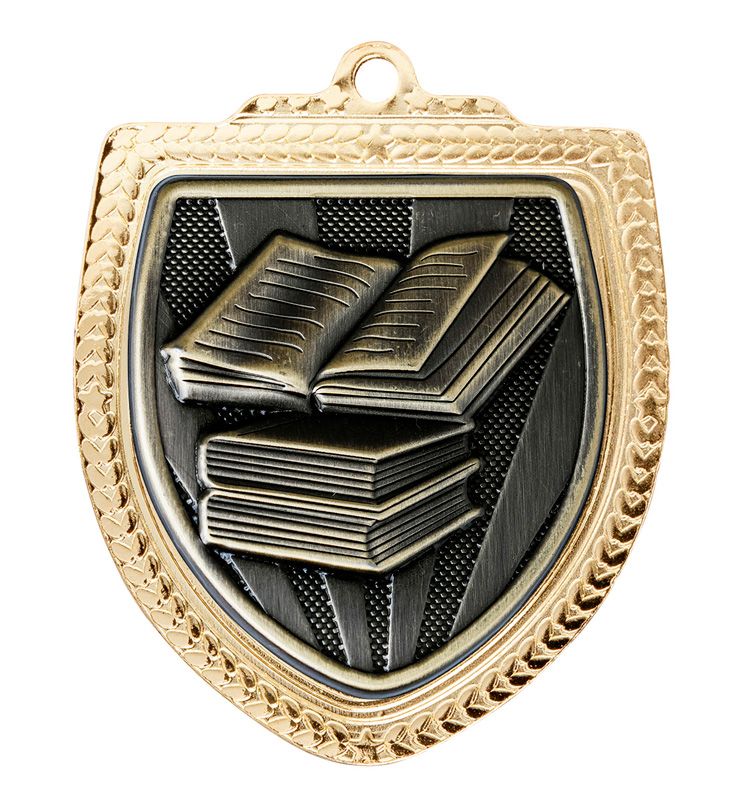 Shield Reading Schools Gold Medal 80mm