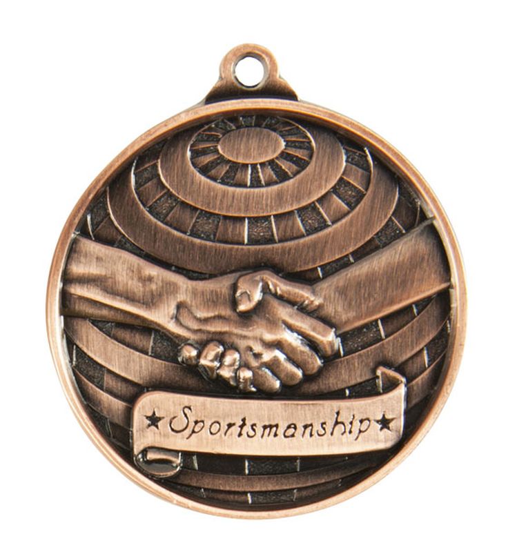 Sportsmanship Schools Bronze Medal 50mm