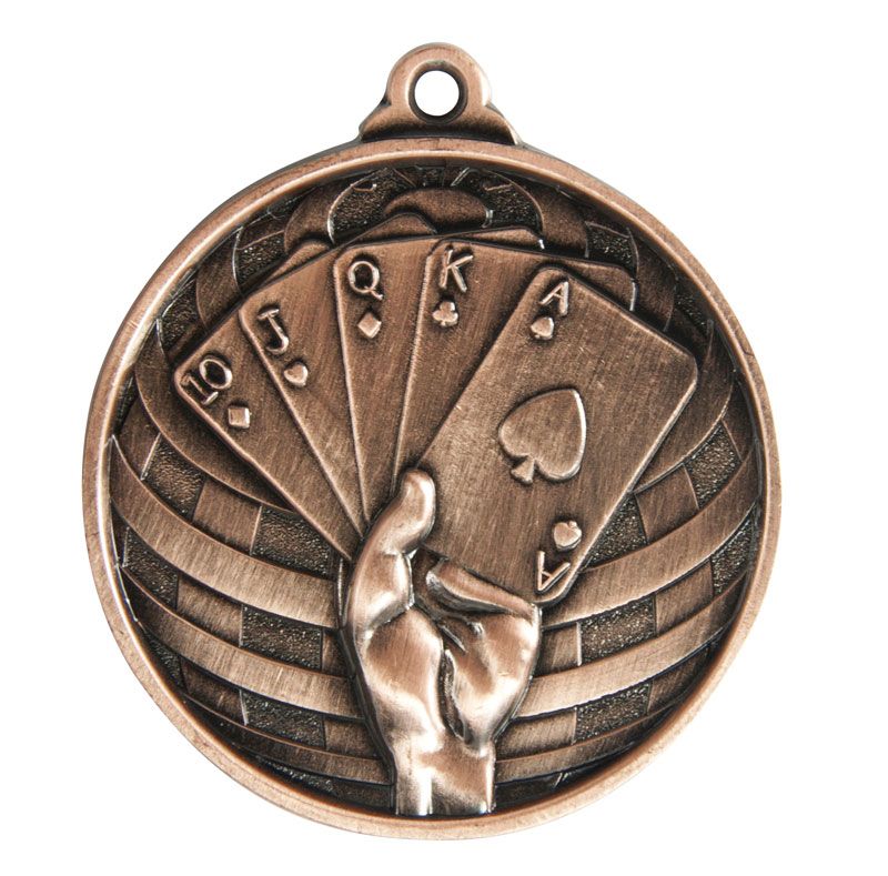 Poker Bronze Medal 50mm