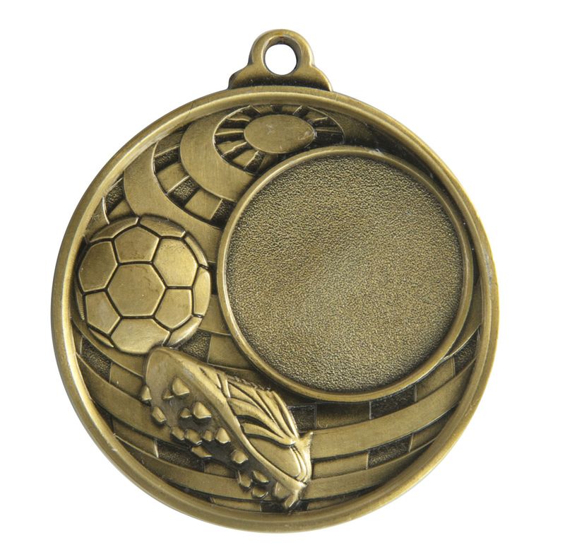 Football 25mm Bronze Medal 50mm