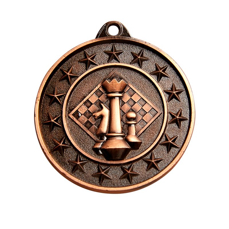Chess Bronze Medal 50mm