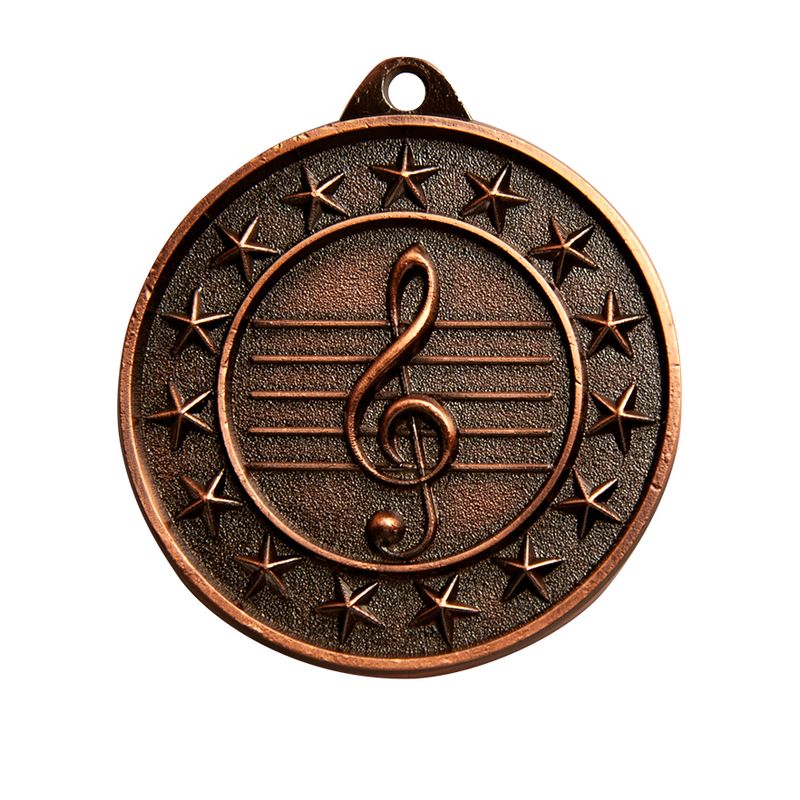 Music Bronze Medal 50mm