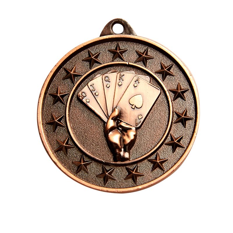 Poker Bronze Medal 50mm