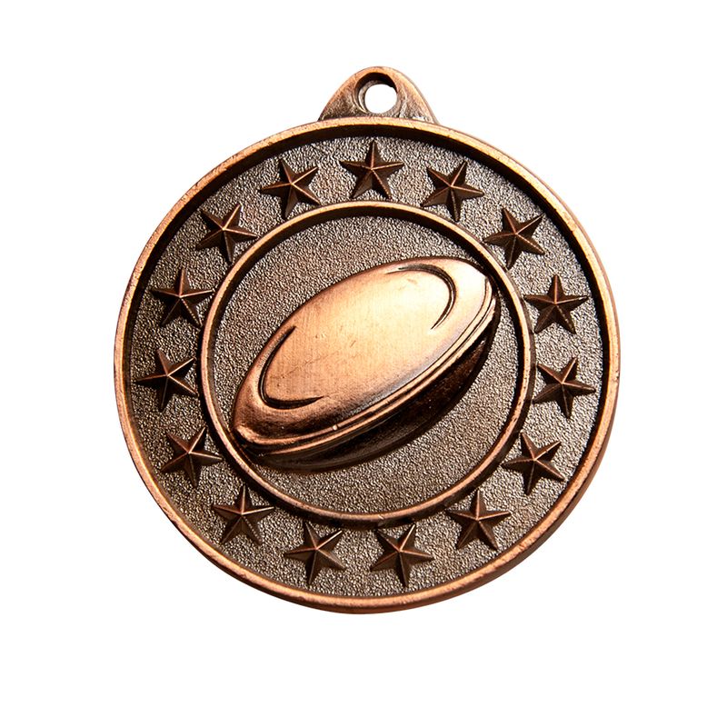 Rugby Bronze Medal 50mm