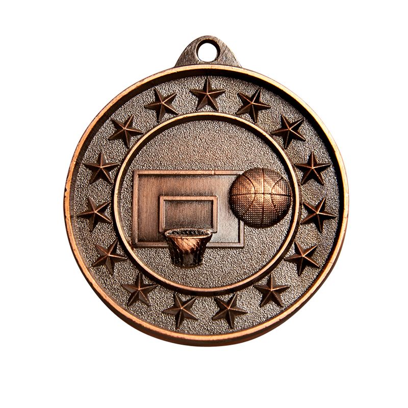 Basketball Bronze Medal 50mm