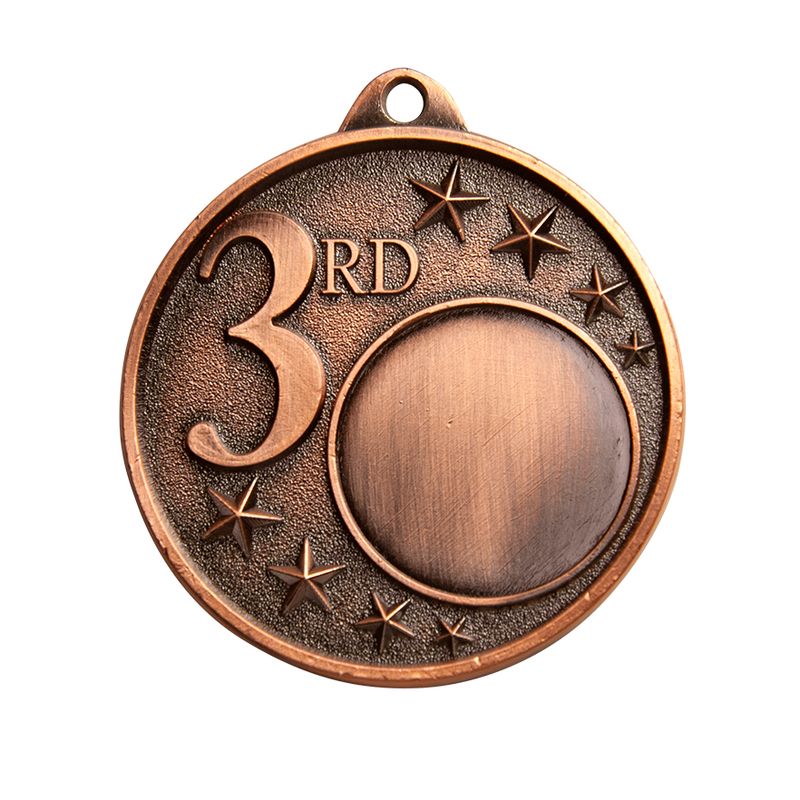3rd Place Achievement Trophy 50mm