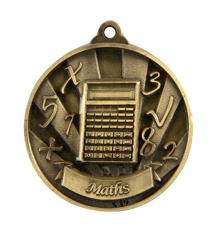 Maths Schools Bronze Medal 50mm