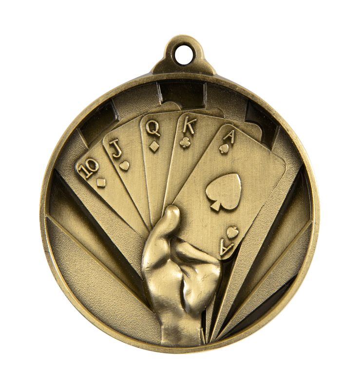 Poker Bronze Medal 50mm