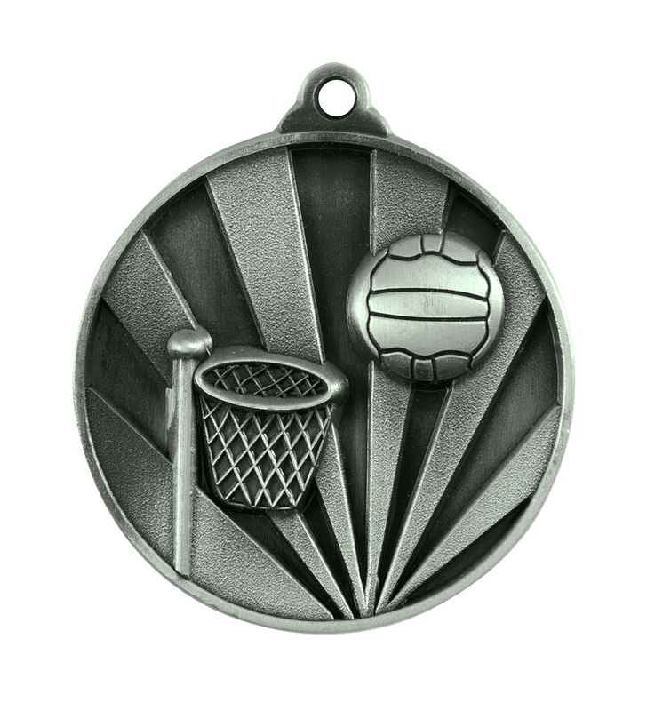 Netball Bronze Medal 50mm