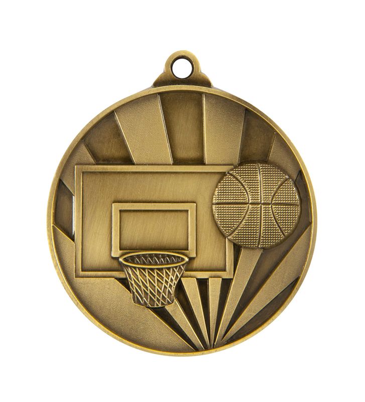 Basketball Bronze Medal 70mm