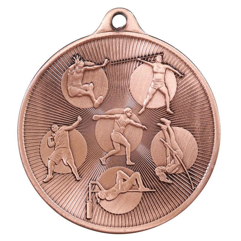 Athletics Bronze Medal 50mm