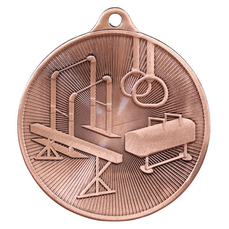 Gymnastics Bronze Medal 50mm