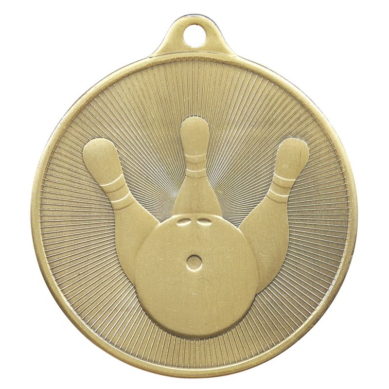 Ten Pin Bowling Bronze Medal 50mm
