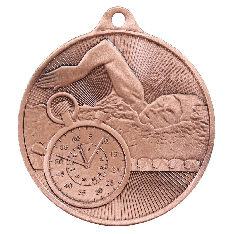 Swimming Bronze Medal 50mm