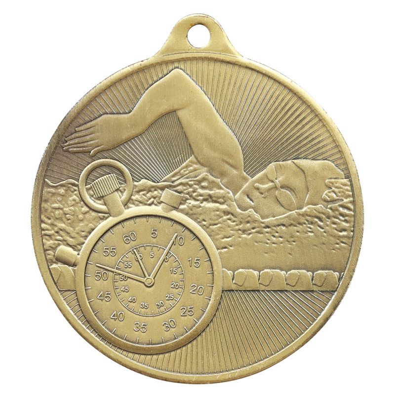 Swimming Bronze Medal 50mm