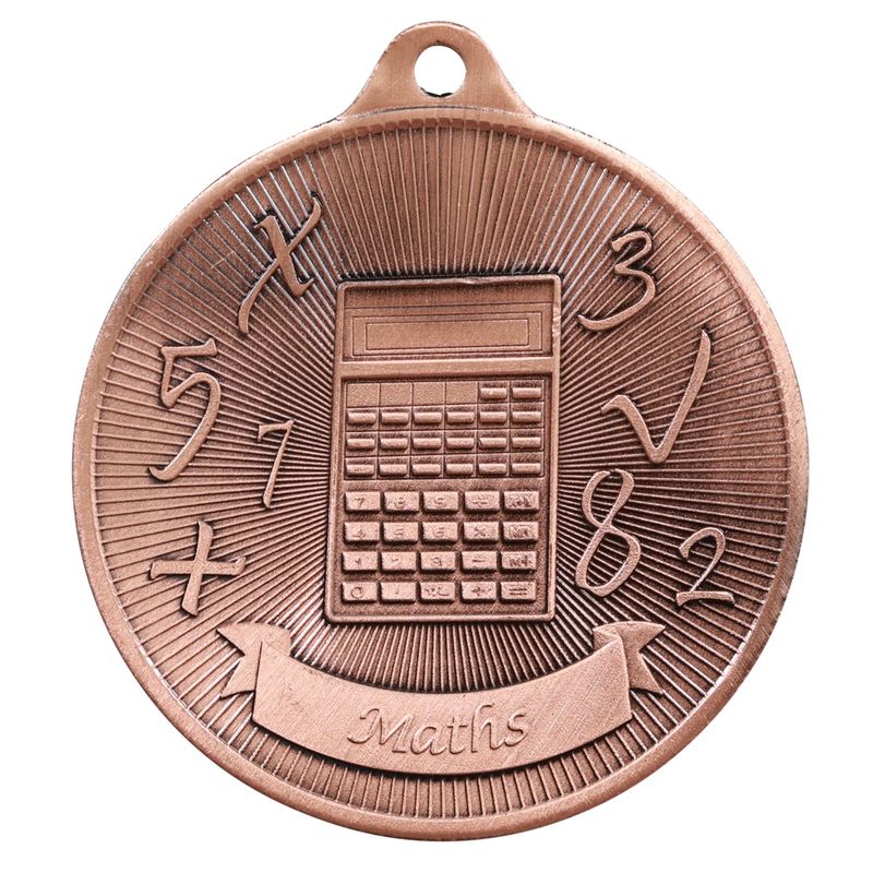 Maths Schools Bronze Medal 50mm