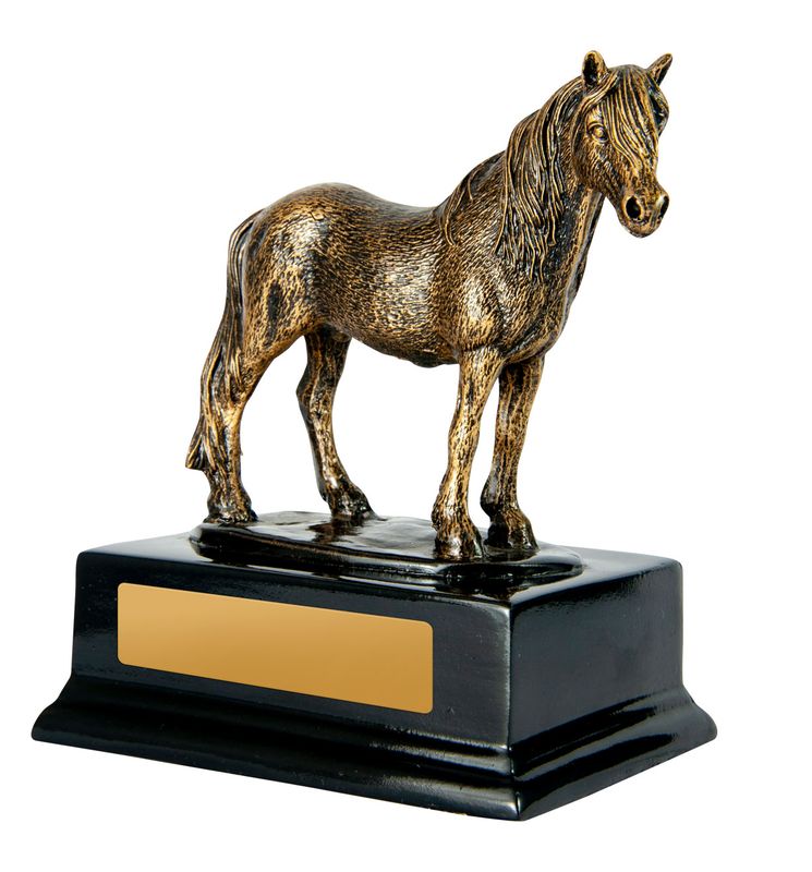 Horse on Base Trophy 120mm