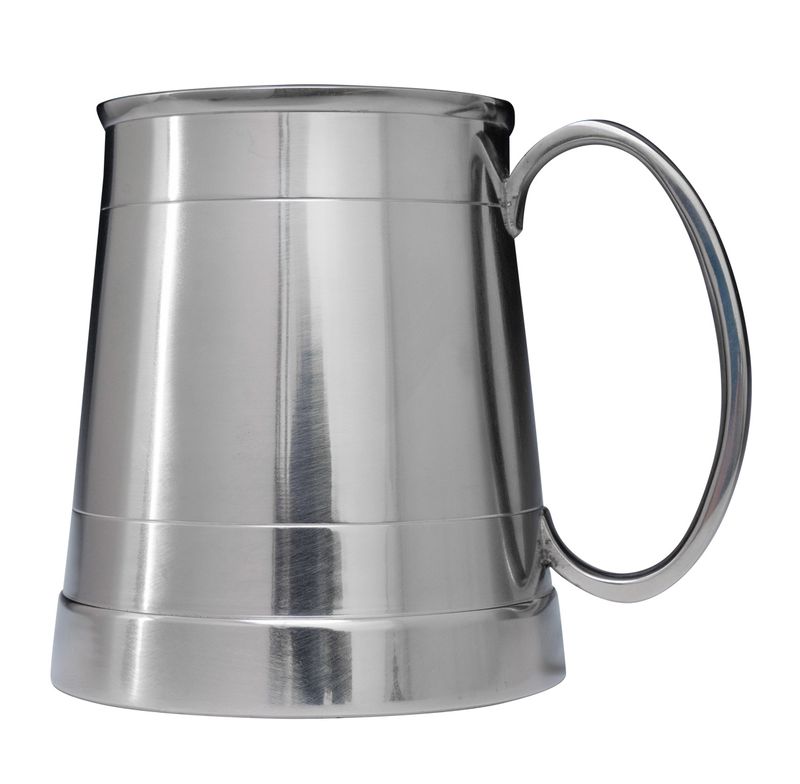 Pewter Finish Small Tankard Drinkware